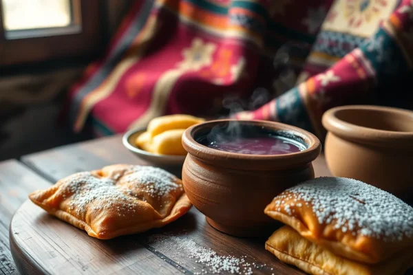 Featured image for Api con pastel: desayuno tradicional boliviano – Historia, receta y dónde probar el abrazo cálido de los Andes — Bebidas