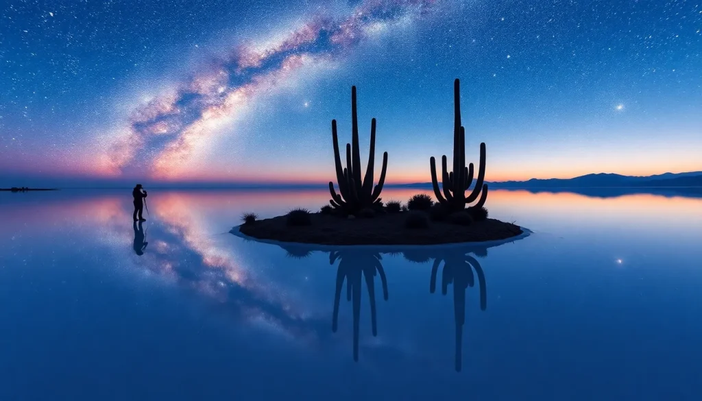 Featured image for Fotografía en el Salar de Uyuni: Guía Definitiva para Capturar el Efecto Espejo, Cactus y Estrellas — Experiencias