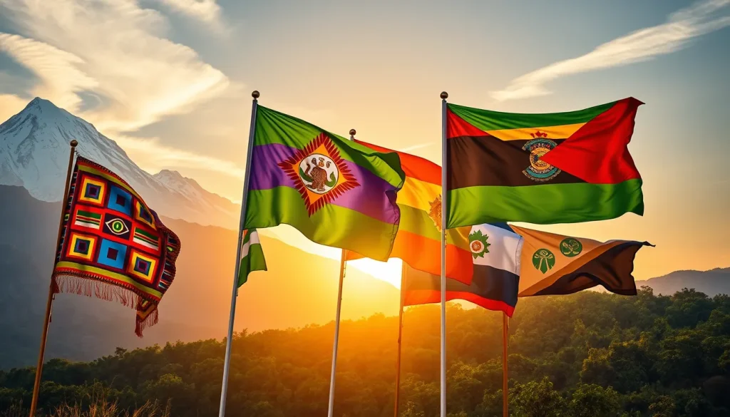 Featured image for Banderas de los pueblos indígenas de Bolivia: guaraní, afroboliviana y otras: Símbolos de identidad, resistencia y cosmovisión ancestral — Cultura