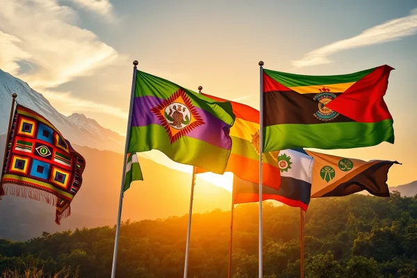 Featured image for Banderas de los pueblos indígenas de Bolivia: guaraní, afroboliviana y otras: Símbolos de identidad, resistencia y cosmovisión ancestral — Cultura