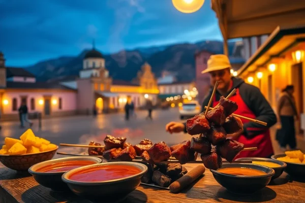 Featured image for Anticuchos bolivianos: historia, tipos de carne y puestos callejeros recomendados – Guía definitiva del manjar callejero de Bolivia — Gastronomía